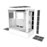 NZXT H5 Elite Tempered Glass ATX Mid-Tower Computer Case - White Color - Image 2