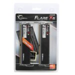 32GB G.Skil  6000 Mhz DDR5 G.Skill Flare X5 Series (2 x 16GB) DDR5 6000 PC5-48000 Flare X5 Series CL36 Dual Channel Desktop Memory Kit F5-6000J3636F16GX2-FX5 - Black
