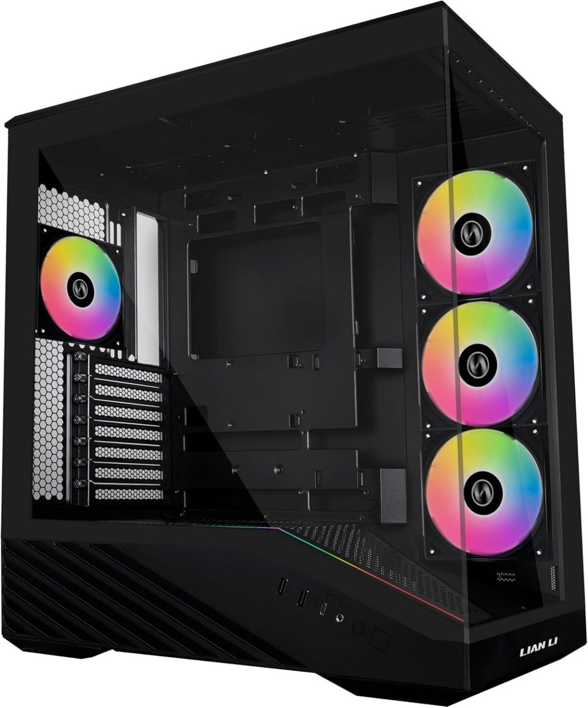 Custom Gaming PC Ryzen Lian Li V100 ATX Case Black – MPC