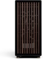 Fractal Design North - Genuine Walnut Wood Front - Mesh Side Panels - Two 140mm Aspect PWM Fans Included - Type C USB - ATX Airflow Mid Tower PC Gaming Case,Charcoal Black - Image 5