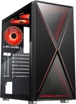 Bgears b-BlackWidow-RGB Black Gaming PC ATX case black color - Image 7