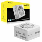 CORSAIR RM850e (2025) Fully Modular Low-Noise ATX Power Supply with 12V-2x6 Cable – ATX 3.1 & PCIe 5.1 Compliant, Cybenetics Gold Efficiency, 105°C-Rated Capacitors, Modern Standby Mode – White