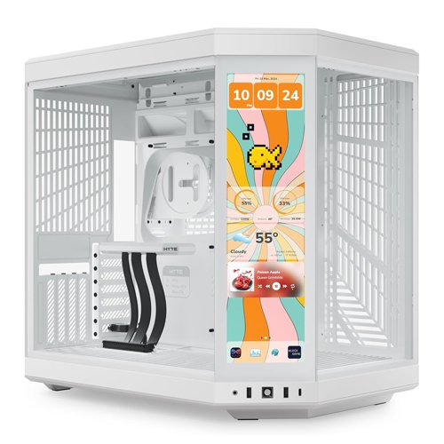 Custom Gaming HYTE Y70 Touch Screen White Custom Gaming HYTE Y70 Touch Screen White - Image 1
