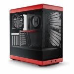 HYTE Y40 Tempered Glass ATX Mid-Tower Computer Case - Red