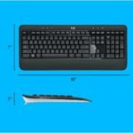 Logitech MK540 Advanced Wireless Keyboard and Mouse Set 2.4 GHz, Black - Image 3