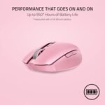 Razer Orochi V2 Mobile Wireless Gaming Mouse: Ultra Lightweight - 2 Wireless Modes - Up to 950 Hr Battery Life - Mechanical Mouse Switches - 5G Advanced 18K DPI Optical Sensor - Quartz Pink - Image 4