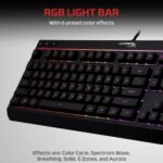 HyperX Alloy Core RGB – Membrane Gaming Keyboard, Comfortable Quiet Silent Keys with RGB LED Lighting Effects, Spill Resistant, Dedicated Media Keys, Compatible with Windows 10/8.1/8/7 – Black - Image 2