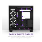 NZXT H9 Flow Tempered Glass ATX Mid-Tower Computer Case - Black - Image 6