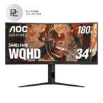 AOC CU34G4 34" 2K WQHD (3440 x 1440) 180Hz Curved Screen UltraWide Gaming Monitor - Image 4