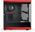 HYTE Y40 Tempered Glass ATX Mid-Tower Computer Case - Red - Image 4