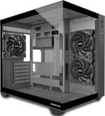 MUSETEX ATX PC Case Tempered Glass Mid Tower ATX Computer Case black - Image 8