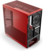 HYTE Y40 Tempered Glass ATX Mid-Tower Computer Case - Red - Image 5