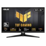 ASUS TUF Gaming Monitor 31.5” 1440P HDR 170Hz, 1ms, FreeSync, HDR-10, VESA Mount led