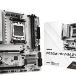 ASRock B650M-HDV M.2 White Micro-ATX AM5 Motherboard