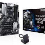ASUS Prime B550-PLUS AC-HES AMD AM4 (3rd Gen Ryzen) ATX Motherboard