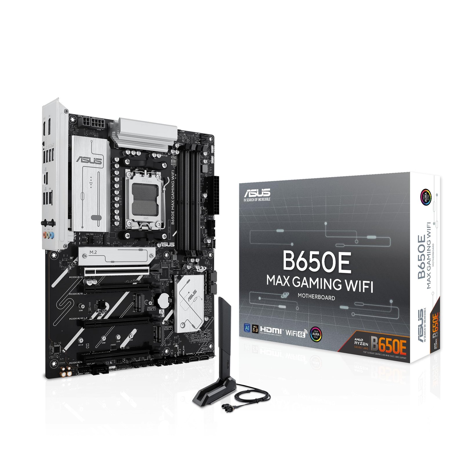img_0038 ASUS B650E MAX Gaming WiFi AMD B650 ATX Motherboard - Image 1