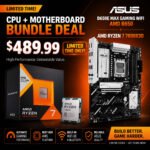 Bundle Ryzen 7 7800x3D CPU + ASUS B850M-E WIFI TUF GAMING Combo Bundle