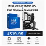 Bundle Intel Core i7-14700K CPU + ASUS Z790 MAX Gaming WIFI7  Combo Bundle