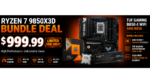 Bundle Ryzen 7 9850x3D CPU + ASUS B850M-E WIFI TUF GAMING Combo Bundle