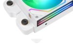 Thermaltake Swafan 120 EX Infinity ARGB 140 mm Pack of 3 Snow | ARGB PC Fan | MagForce 2.0 Magnetic Mount | Double Infinity Mirrors | Interchangeable Fan Blades | 140mm - Image 2