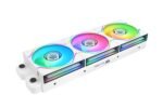 Thermaltake Swafan 120 EX Infinity ARGB 140 mm Pack of 3 Snow | ARGB PC Fan | MagForce 2.0 Magnetic Mount | Double Infinity Mirrors | Interchangeable Fan Blades | 140mm - Image 3