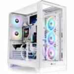 Thermaltake View 390 TG; Mid Tower; 2x120mm CT PWM Fans Included; 360mm Radiator Support; 460mm GPU Clearance;