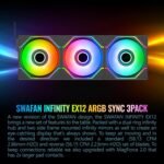 Thermaltake SWAFAN 120 EX INFINITY ARGB; Infinity Mirror Hub & Frame; 120mm x 28mm - Image 6