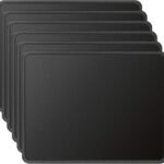 Black Mouse Pad 8.5x11 In