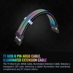 Thermaltake Tt Mod ARGB 8-Pin Cable; Illuminated Cable Extension; 345mm Length; 5V 3-Pin ARGB; 2x8-Pin Connectors; - Image 3
