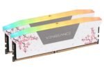 CORSAIR - Vengeance RGB 32GB DDR5 6000MHz Cherry Blossom RAM - White - Image 2
