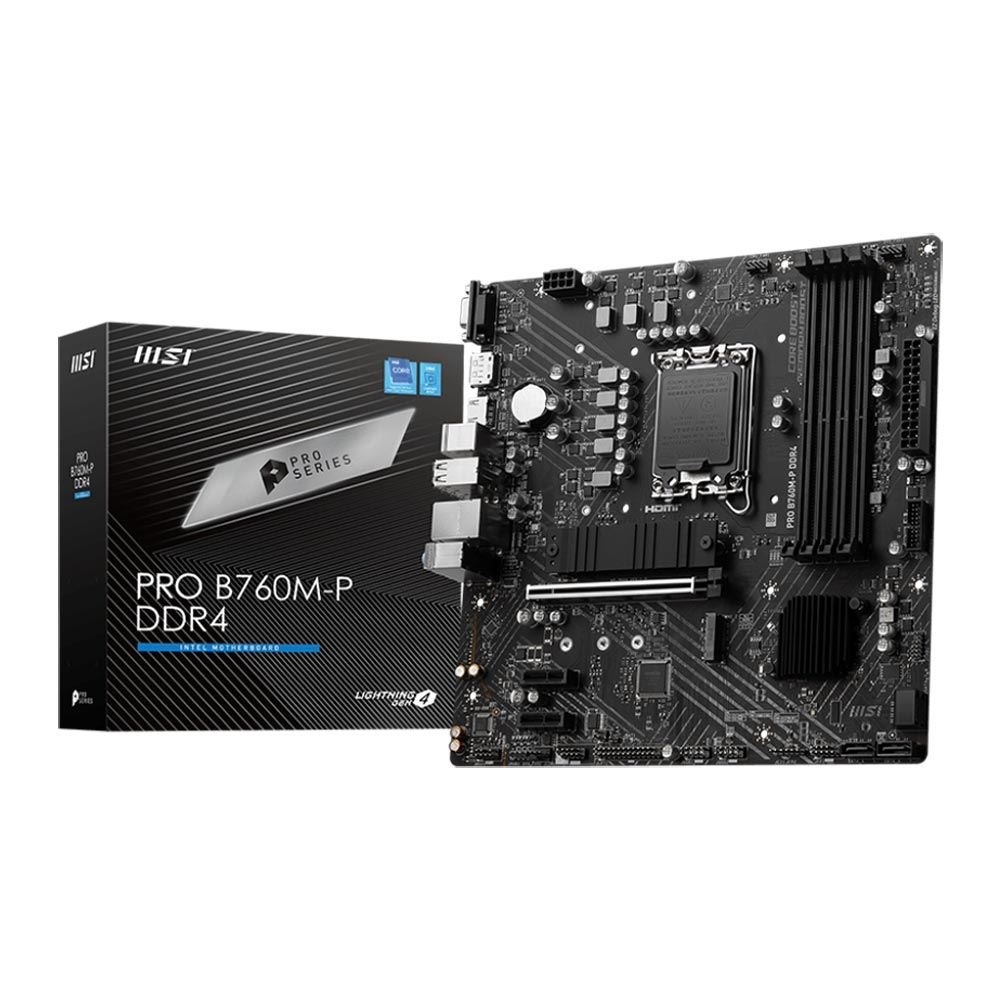 670067_606210_04_package_zoom MSI B760M-P Pro Intel LGA 1700 microATX Motherboard 13-14th Mobo - Image 1