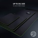 XXL Razer Gigantus V2 Cloth Gaming Mouse Pad, Thick, Non-Slip Base, Black - Image 4