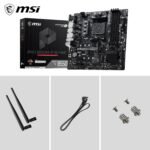 MSI PRO B550M-P WIFI6E ProSeries Motherboard (AMD Ryzen 5000 Series, AM4, DDR4, PCIe 4.0, SATA 6Gb/s, M.2, USB 3.2 Gen 2, HDMI/DP, Wi-Fi 6E, Bluetooth 5.2, mATX) - Image 4