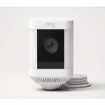Ring Spotlight Cam Plus, Plug-In, Home or business security with HD video, Two-Way Talk, Color Night Vision, and Security Siren, White