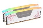 CORSAIR - Vengeance RGB 32GB DDR5 6000MHz Cherry Blossom RAM - White - Image 4