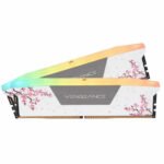 CORSAIR - Vengeance RGB 32GB DDR5 6000MHz Cherry Blossom RAM - White