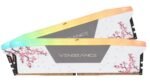 CORSAIR - Vengeance RGB 32GB DDR5 6000MHz Cherry Blossom RAM - White - Image 2