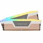 CORSAIR - Vengeance RGB 32GB DDR5 6000MHz 2x16GB Desktop RAM - Beige